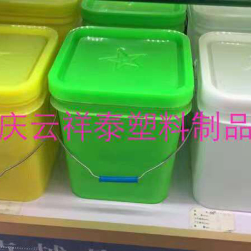 20公斤化肥塑料桶，多種顏色可供廠家挑選20升方形塑料桶